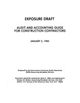 Audit and accounting guide for construction contractors; Exposure draft (American Institute of Certified Public Accountants), 1980, Jan. 5