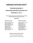 Proposed revisions to AICPA/NASBA Uniform Accountancy Act sections 23, 7 and 14; Exposure draft (American Institute of Certified Public Accountants), 2007, March by American Institute of Certified Public Accountants. UAACommittee; National Association of State Boards of Accountancy. UAA Committee