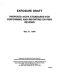 Proposed AICPA standards for performing and reporting on peer reviews; Exposure draft (American Institute of Certified Public Accountants), 1996, May 31 by American Institute of Certified Public Accountants. Peer Review Board