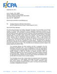 Comment Letters on Omnibus Proposal of Revised Interpretations, August 29, 2014 by merican Institute of Certified Public Accountants. Professional Ethics Executive Committee