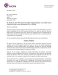 Comment Letters on Proposed Revisions to the AICPA Code of Professional Conduct Leases Interpretation (ET sec. 1.260.040), October 20, 2017
