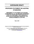 Proposed Statement on Auditing Standards, Amendment to Statement on Auditing Standards No. 69, The Meaning of Present Fairly in conformity with Generally Accepted Accounting Principles, For Nongovernmental Entities, May 9, 2005; Exposure Draft (American Institute of Certified Public Accountants), 2005, May 9 by American Institute of Certified Public Accountants. Auditing Standards Board