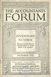 Accountants Forum, Volume III, Number 2, December 1922