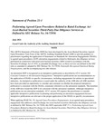 Statement of Position 21-1, Performing Agreed-Upon Procedures Related to Rated Exchange Act Asset-Backed Securities Third-Party Due Diligence Services as Defined by SEC Release No. 34-72936, June 2021 by American Institute of Certified Public Accountants. Auditing Standards Board