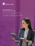 Proposed Statement on Quality Management Standards: A Firm’s System of Quality Management by American Institute of Certified Public Accountants. Auditing Standards Board