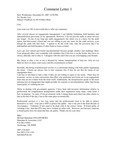 Comment Letters for Exposure Draft: Proposed interpretation 501-8 under rule 501: failure to follow requirements of governmental bodies, commissions, or other regulatory agencies on indemnification and limitation of liability agreements with a client. 2007
