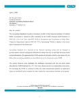 Comment Letter on FASB's Proposed Staff Positions (1) FSP FAS 115-a, FAS 124-a, and EITF 99-20-b, Recognition and Presentation of Other-Than-Temporary Impairments, and (2) FSP FAS 157-e, Determining Whether a Market is Not Active and a Transaction is Not Distressed.