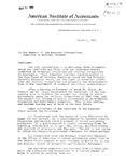 Letter to Members of the Manpower Subcommittee, Committee on National Defense, Re: Three Documents Filed With the Interdepartmental Committee on Essential Activities and Critical Occupations in Washington.