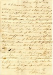 V. Williamson to Timmons Louis Treadwell, 25 July 1824 by V. J. Williamson