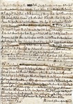 Land Deed, North Carolina, 5 December 1798 by Author Unknown