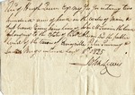 Receipt, 11 January 1825 by John Lewis