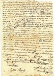 Indenture, Rutherford County, NC, 28 October 1801 by Author Unknown