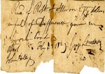 Receipt, 23 February 1829 by Author Unknown