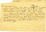 Legal Document, Rutherford County, NC, 25 April 1827 by Author Unknown