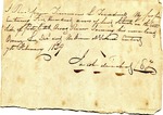Receipt, 500 acres, 7 February 1829 by Author Unknown