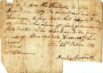 Promissory Note, 26 October 1806 by Author Unknown
