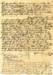 Indenture, Marshall County, 8 August 1840 by William Craine and James H. Potts