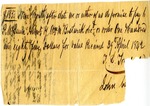 Promissory Note, 29 April 1842 by Timmons Louis Treadwell