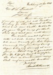 B. Williams to T.L. Treadwell, 23 January 1844 by B. Williams