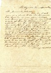 Henry Hilbirt to James M. Johnson, 11 April 1844 by Henry Hilbirt