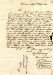R.D., T.L., G.C., B. Treadwell to Isaac McFarron, 26 August 1844