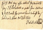 Promissory Note, 26 October 1844 by Patrick McDavid