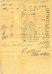 Receipt, 1844 by Author Unknown