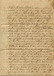 Indenture, Marshall County, MS, 1 August 1843 by John Morgan