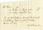 Receipt, 1 January 1849 by Author Unknown