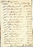 Account book, 1849