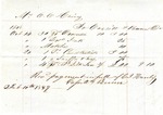 Receipt, 10 February 1849 by George G. Cossitt
