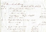 Receipt, 1849