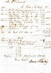 Receipt, 1848-1849 by Woods and Lewilling