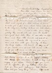 Jink (Jane) to Lowndes Treadwell, 24 August 1850 by Jane Unknown