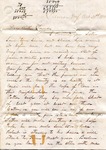 Allison C. Treadwell to Lowndes Treadwell, 31 October 1850 by Allison C. Treadwell