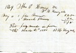 Receipt, 2 March 1850 by Author Unknown