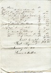Receipt, 22 January 1850