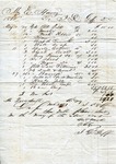 Receipt, 1851