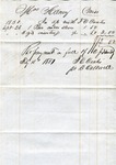 Receipt, 15 February 1851 by T. C. Coates