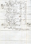 Receipt, 30 April 1851 by Humphrey and Allen