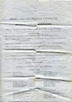 Holly Springs Female Institute information for parents, 1 August 1852