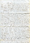Indenture, Marshall County, MS, March 1853 by William A. Oates and Nancy L. Oates