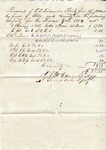 Receipt, Property tax, 1854 by John R. McCarroll and J. Trousdale