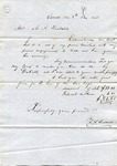 T.L. Treadwell to Mrs. M.A. Reinhardt, 8 December 1855 by Timmons Louis Treadwell