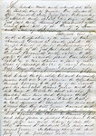 Indenture, Marshall County, MS 12 November 1855 by George K. Mitchell, Sarah Mitchell, and Robert A. Treadwell