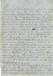 Land deed, Marshall County, MS, 14 November 1856 by D. Rogers