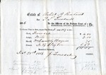 Fees for estate of Robert A. Reinhardt, Marshall County, MS, 21 December 1856 by J. Trousdale