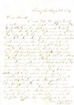 H.A. Banks to Frank, 5 August 1857 by H.A. A. Banks