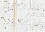 Promissory note, 22 January 1857 by John D. Reinhardt and M. A. Reinhardt