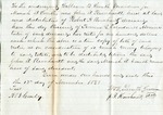 Promissory note, 13 November 1858